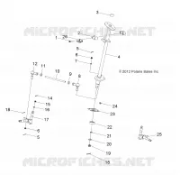 STERZO POST AND TIE ROD ASM.