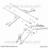 SOSPENSIONE POSTERIORE CONTROL ARM MOUNTING