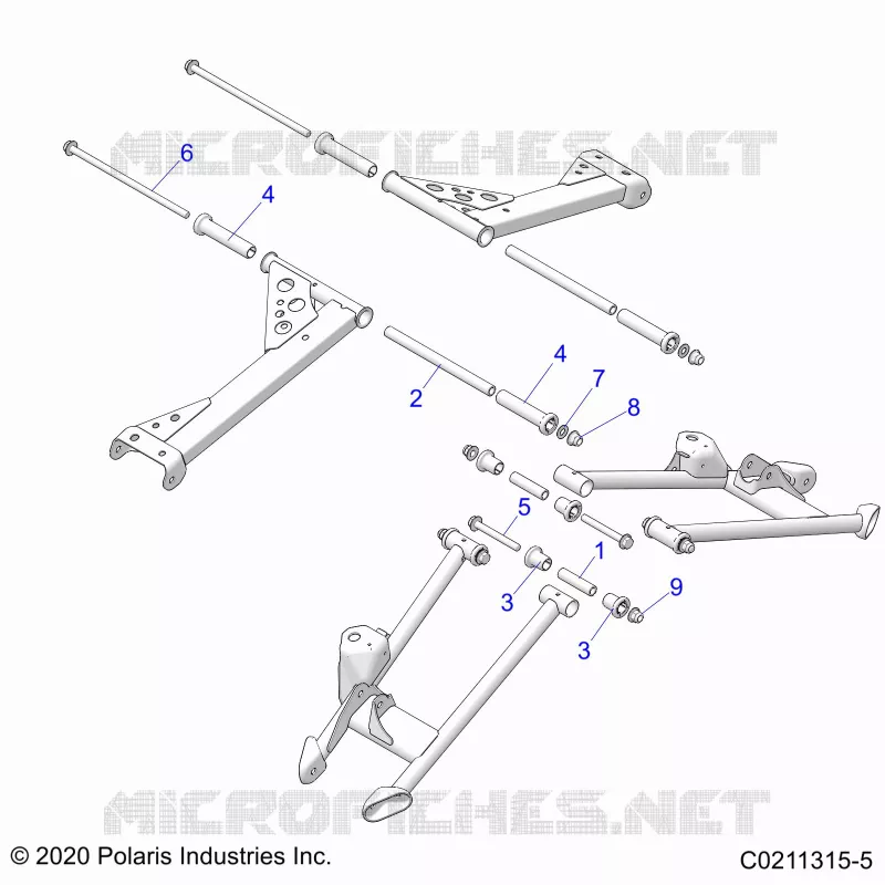SOSPENSIONE POSTERIORE CONTROL ARM MOUNTING