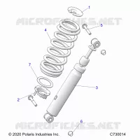 SUSPENSION, SHOCK ANTERIORE MOUNTING