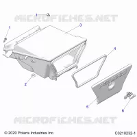 BODY, STORAGE BOX, REAR