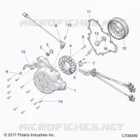 ENGINE, STATOR AND FLYRUOTA