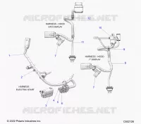 ELETTRICO, WIRE HARNESS, HOOD, ELEC. START