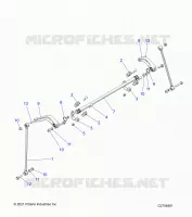 SUSPENSION, REAR BARRA DI STABILIZZAZIONE
