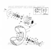 RUOTA ANTERIORE MONTAGGIO Sportsman 4x4 W958040 (4930403040B007)