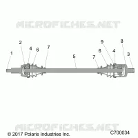 TRASMISSIONE, FRONT HALF SHAFT