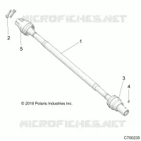 TRASMISSIONE, REAR PROP SHAFT