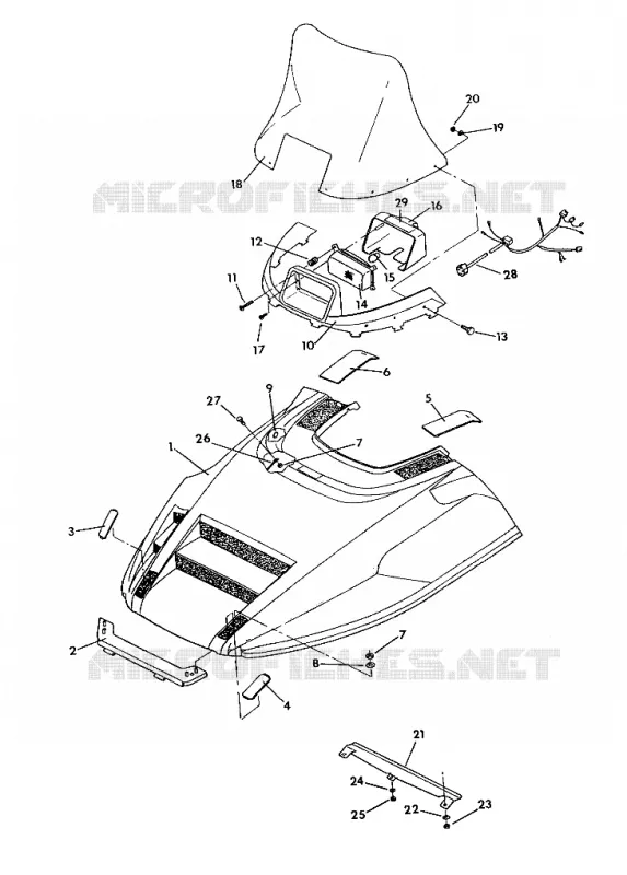 CAPPA DI MONTAGGIO Indy Lite/Star Lite (4921332133005A)