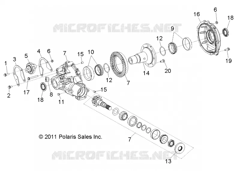 TRASMISSIONE, SCATOLA DEGLI INGRANAGGI, CARRIER, INTERNAL COMPONENTS