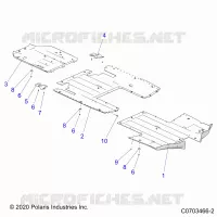 CHASSIS, SCIARED PLATES