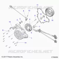ENGINE, STATOR AND FLYRUOTA