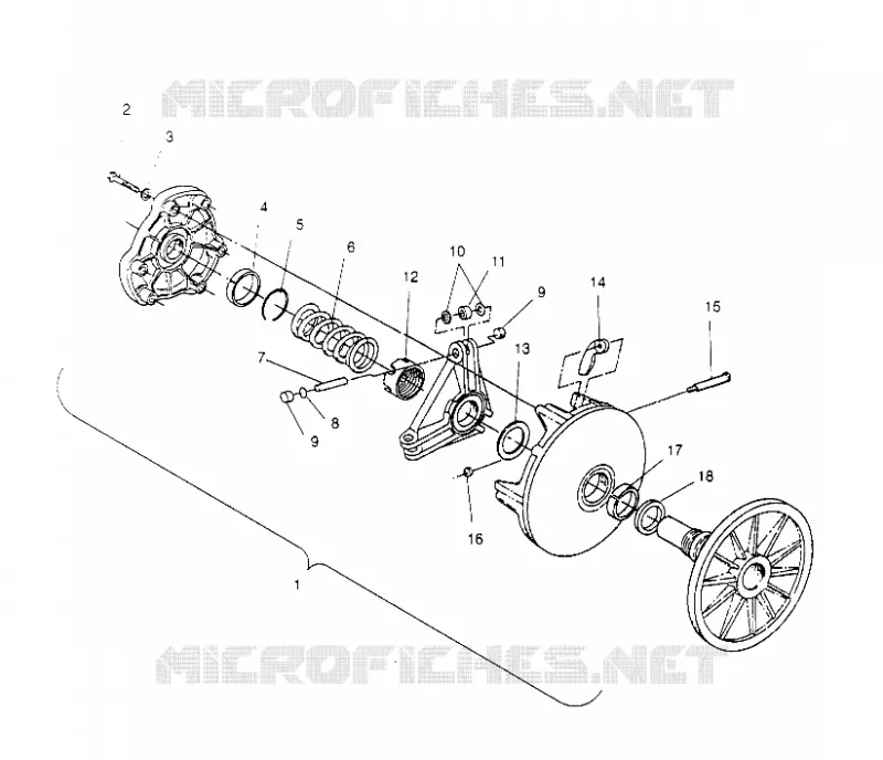 TRASMISSIONE FRIZIONE ASSEMBLY XLT SP 0966676 and  EUROPEAN XLT SP E966676 (4931703170B014)