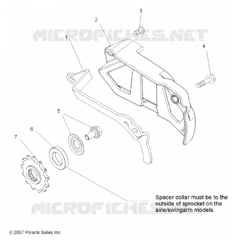 TRASMISSIONE, FRONT SPROCKET GUARD