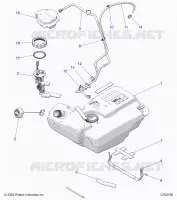 SISTEMA DI ALIMENTAZIONE CARBURANTE, FUEL TANK