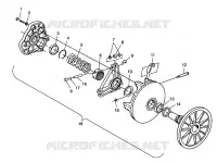 TRASMISSIONE FRIZIONE 600 RMK 0980958 and EUROPEAN 600 RMK E980958 (4944634463C001)