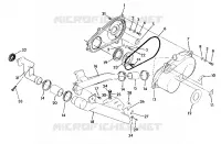 COPERCHIO FRIZIONE ASSEMBLY 350 2X4 / W927539 (4922882288022A)
