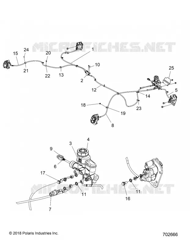 BRAKES, LINES AND CILINDRO PRINCIPALE