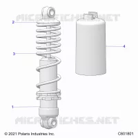 SUSPENSION, SHOCK ANTERIORE TRACK