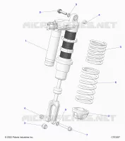 SUSPENSION, SHOCK ANTERIORE MOUNTING