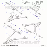 SOSPENSIONI ANTERIORI CONTROL ARMS