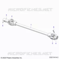 TRASMISSIONE, FRONT PROP SHAFT