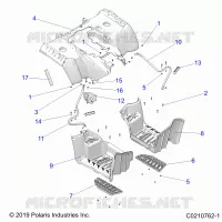 CARROZZERIA POSTERIORE CAB AND FOOTWELL
