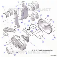 TRASMISSIONE, CLUTCH COVER AND DUCTING