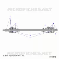 TRASMISSIONE, FRONT HALF SHAFT