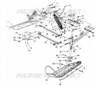 SOSPENSIONI ANTERIORI and SCIARE 500 CARB 0952764 (4929192919A013)
