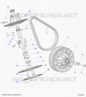 TRASMISSIONE, SECONDARY CLUTCH
