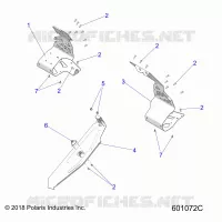 CHASSIS, PROTEZIONE FRIZIONE AND FOOTRESTS