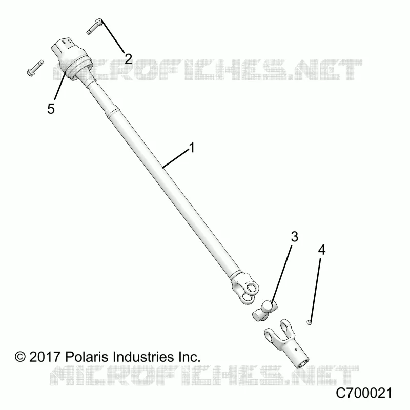TRASMISSIONE, REAR PROP SHAFT