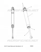 SUSPENSION, AMMORTIZZATORE POSTERIORE TRACK (SP)