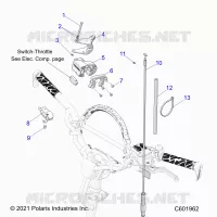 MOTORE, THROTTLE CONTROL ASM.