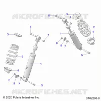 SUSPENSION, SHOCK ANTERIORE