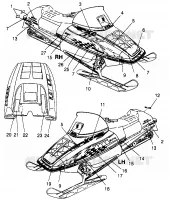 DECALS 600 XC 0971776 AND EUROPEAN 600 XC E971776 (4937933793A011)