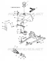 CARBURANTE TANK AND CARBURATORE MOUNTING