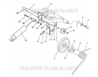 POSTERIORE COPPIA ARM 500 EFI / 0930674 and  500 EFI SKS / 0930574 (4922962296022A)