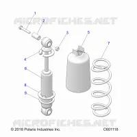 FRONT SHOCK PISTA (7043995)
