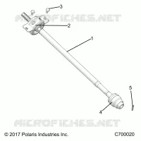DRIVE TRAIN, FRONT PROP ALBERO