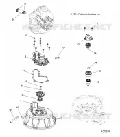 ENGINE, COOLING SYSTEM AND POMPA DELL'ACQUA