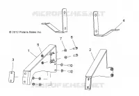 TELAIO, OPZIONI, BUMPER, BRACKET, REAR