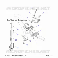 MOTORE, THROTTLE CONTROL ASM.