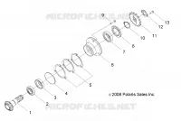 TRASMISSIONE, GEAR SHAFT OUTPUT