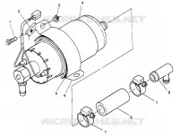 POMPA DI BENZINA 500 EFI SKS 0962574, 500 EFI RMK 0962974, and EUROPEAN 500 EFI SK (4931983198C013)