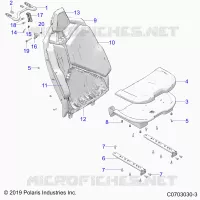 SEDE ASM., REAR, STANDARD