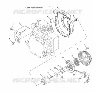 ENGINE, AUTOAVVOLGENTE AND BLOWER HOUSING