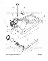 SISTEMA DI ALIMENTAZIONE CARBURANTE, CARBURANTE TANK ASM.