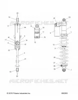 SUSPENSION, AMMORTIZZATORE POSTERIORE TRACK (7044563)
