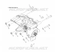TRASMISSIONE, REAR SCATOLA INGRANAGGI MONTAGGIO